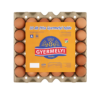 Gyermelyi vajcia 30 sk box